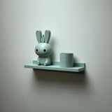 3D Printed Bunny Buddy Wall Shelf | Minimal Character Floating Ledge Organizer | Cute Room Decor Accent for Kids Rooms and Cozy Homes