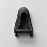 3D Printed Grim Reaper Wall Shelf | Dark Cloaked Figure Gothic Decor Ledge Horror Fantasy Floating Niche for Books, Skulls, Candles & Props