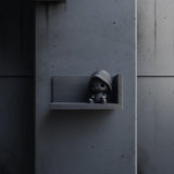 3D Printed Grim Hood Buddy Shelf | Dark Fantasy Floating Ledge Display | Cute Gothic Room Decor Accent for Cozy Bedroom Gaming Room Office