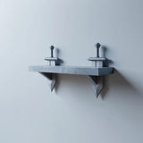 3D Printed Fantasy Sword Wall Shelf | Minimal Floating Ledge with Stylized Blade Supports | Modern Gaming Room and Medieval Decor Accent