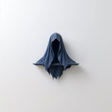 3D Printed Cloaked Reaper Wall Shelf | Gothic Hooded Figure Floating Ledge | Dark Fantasy Horror Decor Accent for Books, Candles & Crystals
