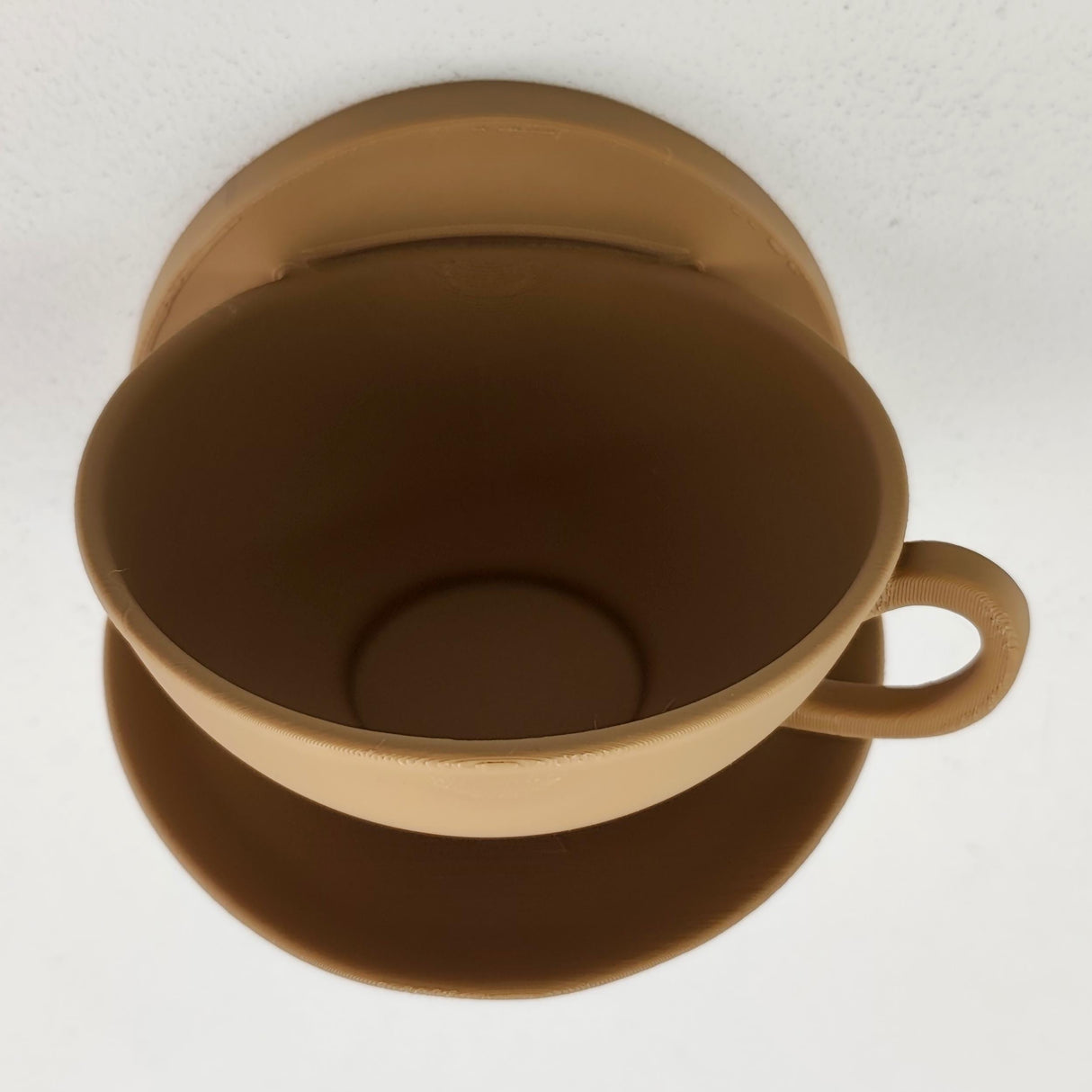 3D Printed Teacup Wall Shelf | Unique Floating Shelf Design | Modern Kitchen and Cafe Decor