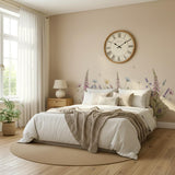 Wildflower Wall Decal | Watercolor Meadow Mural | Floral Nursery Decor | Cottagecore Wall Art | Lavender and Daisy Print