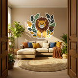 Friendly Lion Wall Decal | Safari Nursery Decor
