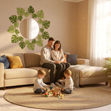 Monstera Leaf Wall Decal | Tropical Mandala Mural