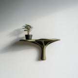 Organic Modern Wall Shelf Decor | 3D Printed Sculptural Nature Inspired Shelf | Minimal Contemporary Accent for Calm and Elegant Interiors