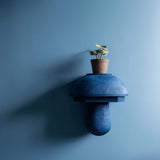 Modern Mushroom Wall Shelf Decor | 3D Printed Sculptural Fungi Shelf | Minimal Nature Inspired Accent for Contemporary Interiors