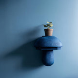 Modern Mushroom Wall Shelf Decor | 3D Printed Sculptural Fungi Shelf | Minimal Nature Inspired Accent for Contemporary Interiors