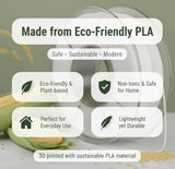 3D Printed Futuristic Eye Mask Glasses | Minimal Sculptural Statement Accessory | Cosplay Costume Party and Modern Fashion Photoshoot Prop