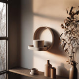 Wall Mounted Memorial Shelf with Urn | 3D Printed Pet Ashes Keepsake Display | Minimalist Modern Remembrance Decor Piece for Home Interior