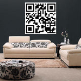 Custom Qr Code Sticker - Personalized Design Scan Wall Business Vinyl Waterproof Decal