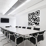 Custom Qr Code Sticker - Personalized Design Scan Wall Business Vinyl Waterproof Decal