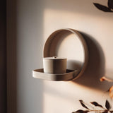 Wall Mounted Memorial Shelf with Urn | 3D Printed Pet Ashes Keepsake Display | Minimalist Modern Remembrance Decor Piece for Home Interior