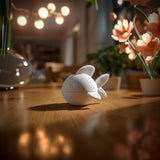 Fish Memorial Urn with Lid | 3D Printed Pet Ashes Keepsake Container for Peaceful Shelf Decor and Small Pet Remembrance Display Keepsake