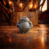 Goblincore Woodland Memorial Urn with Lid | 3D Printed Pet Ashes Keepsake Container for Forest Shelf Decor Tribute Display Gift Accent