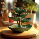 Botanical Jewelry Holder | Leaf Ring Dish | 3D Printed Earring Stand | Nature Inspired Jewelry Organizer | Dresser Vanity Tray Decor Gift
