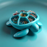 Turtle Jewelry Organizer | Sea Turtle Ring Holder | 3D Printed Earring Tray | Coastal Trinket Dish | Ocean Vanity Dresser Decor Gift For Her