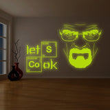 Custom Glowing Vinyl Wall Decal - Customised Glow in Dark Ceiling Sticker