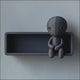 3D Printed Grim Stitch Doll Wall Shelf | Dark Fantasy Floating Ledge Display | Gothic Wall Decor Accent for Cozy Bedroom Gaming Room Office
